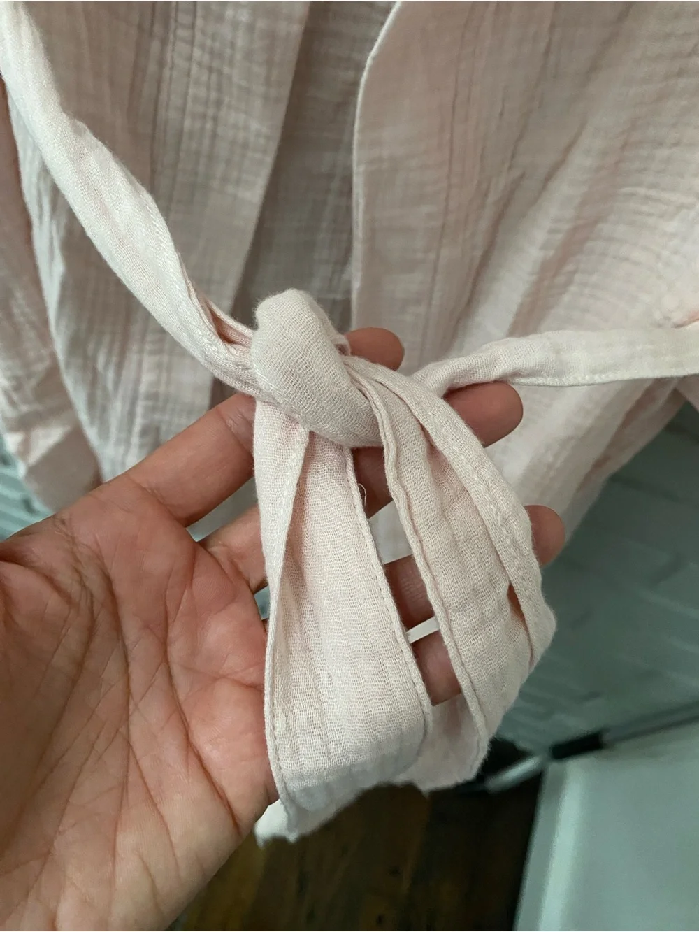 ESMARA Soft Pink Cotton Belted Robe/Kimono! 🐚